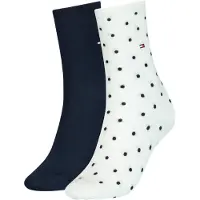 Tommy Hilfiger Underwear Meias azul escuro / preto / branco