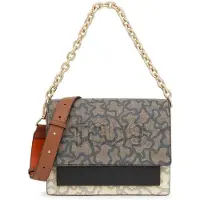 Tous para mulher. 2001799554 M.audree Bolsa de ombro cinzenta com corrente K Icon Beige-Ne (OSFA), Casual, Cinza, Poliuretano