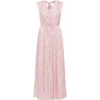 Faina Vestidos camiseiros rosa claro / branco