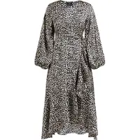 Faina Vestido creme / preto