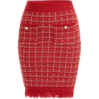 Faina Saia vermelho / branco