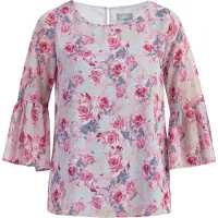 Usha Blusa areia / azul pastel / rosa / rosa claro