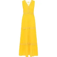 IZIA Vestido amarelo escuro