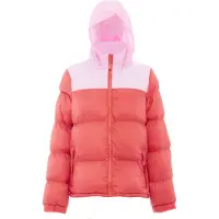 Mymo Casaco de inverno rosa pastel / vermelho claro