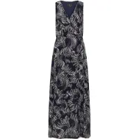 Faina Vestido azul noturno / branco