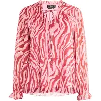 Faina Blusa rosa claro / vermelho sangue