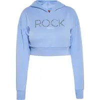 MyMo ROCKS Sweatshirt azul claro / prata / branco
