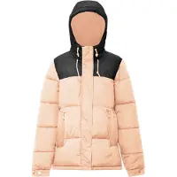 UCY Casaco de inverno pêssego / preto