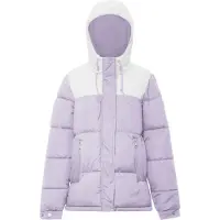 UCY Casaco de inverno lavanda / branco