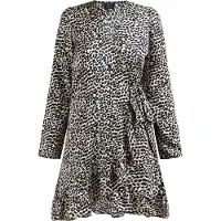 Faina Vestido creme / preto