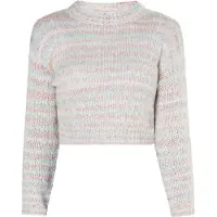 Mymo Pullover verde pastel / laranja claro / rosa pastel