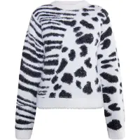 Mymo Pullover 'Keepsudry' preto / branco