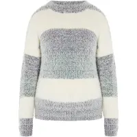 MyMo ROCKS Pullover creme / cinzento / cinzento basalto