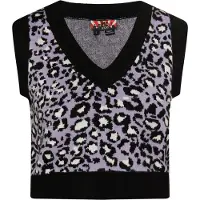 MyMo ROCKS Pullover roxo claro / preto / branco