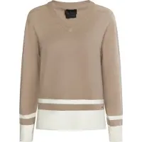 Dreimaster Klassik Pullover 'Baradello' nude / branco
