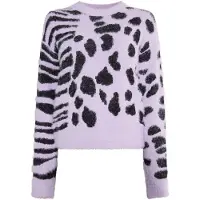 MyMo ROCKS Pullover lilás / preto