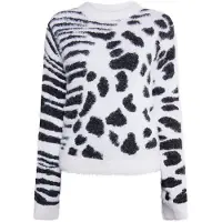 MyMo ROCKS Pullover preto / branco