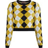 MyMo ROCKS Pullover 'Ucy' azul / amarelo / preto / branco