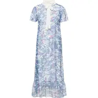 Faina Vestidos camiseiros azul / azul escuro / pitaya / branco