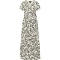 Faina Vestido preto / branco natural