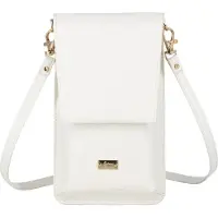 Faina Mala de ombro ouro / branco