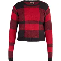Mymo Pullover 'Ucy' vermelho / preto