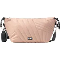 Mymo Mala de ombro rosa pastel / preto / branco