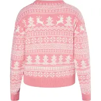 Mymo Pullover 'Biany' rosa claro / branco