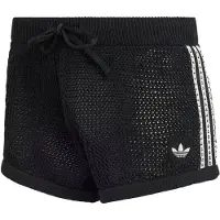 Adidas Shorts / Bermudas KNITTED CROCHET SHORTS mulheres - Preto - EU L