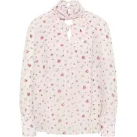 Faina Blusa azul claro / ouro / amora / rosa claro