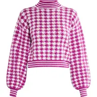 Faina Pullover fúcsia / branco