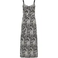 Faina Vestido preto / branco