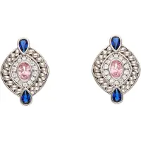 Gaya Brincos azul / rosa / prata