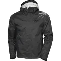 Helly Hansen para homem. 63396 Jaqueta impermeável Loke preta (S), Preto, Casual, Poliamida, Ao ar livre