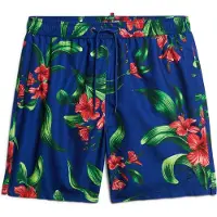 Superdry para homem. M3010232A Fato de banho com estampado havaiano (M), Beachwear, Polister Reciclado, Sustentável, Marinho