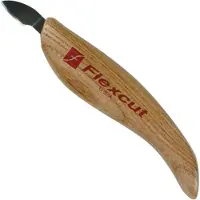 Flexcut Right-Handed Hook Knife KN26, faca de talhar colher