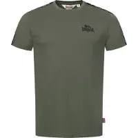 Lonsdale Camisa 'BRINDISTER' verde escuro / preto