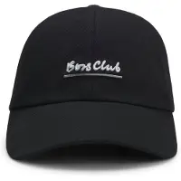 BOSS para homem. 50555535 Boné com slogan Derrel preto (OSFA), Casual, Algodão