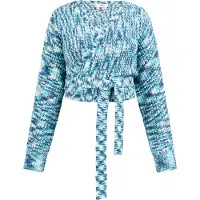 Mymo Pullover marinho / turquesa / branco