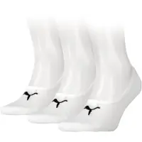 Puma Meias curtas 'Footie' preto / branco