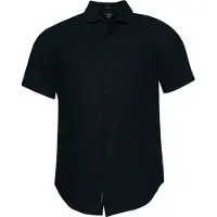 Superdry para homem. M4010608A Camisa casual em linho azul-marinho dos Studios (XXL), Manga curta