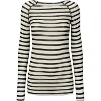 LISVA Pullover 'Amalie' bege claro / preto