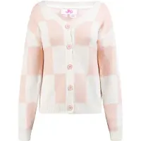 Mymo Casaco de malha 'Blonda' creme / rosa claro