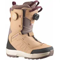 Salomon Snowboard - Botas snowboard Mulher - Vista Dual Boa Tan/Deep Taupe/Port para Mulher - Tamanho 23 - Castanho