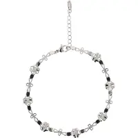 Faina Pulseira preto / prata