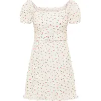 Mymo Vestido de verão verde escuro / cor-de-rosa / rosé / vermelho vivo