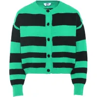 Mymo Casaco de malha verde / preto