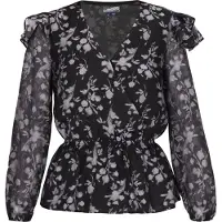 Dreimaster Blusa preto / branco