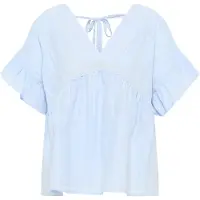 Dreimaster Túnica azul pastel / azul claro / offwhite