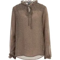 Dreimaster Blusa castanho claro / castanho escuro
